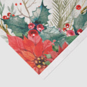 ヴィンテージクリスマスティール（緑がかった色）サンタデクページ 薄葉紙 (詳細)