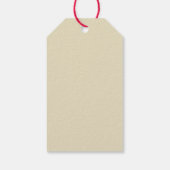 ヴィンテージクリスマステディベア ギフトタグ (裏面)