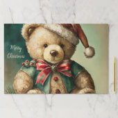 ヴィンテージクリスマステディベア ペーパーパッド (インサイチュ)