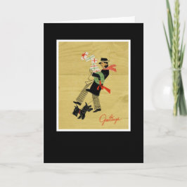 ヴィンテージクリスマステリアドッグ シーズンカード