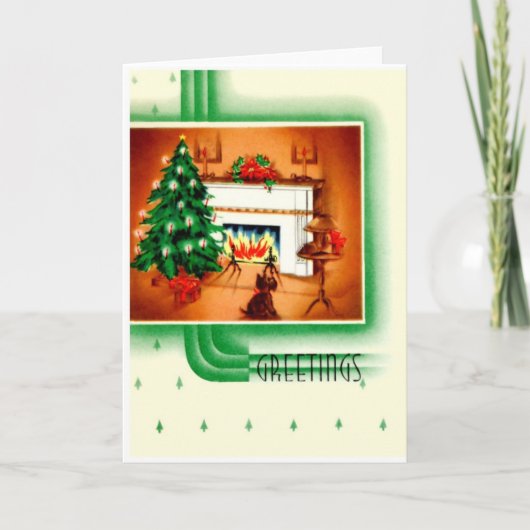 ヴィンテージクリスマステリアドッグ シーズンカード (正面)