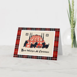 ヴィンテージクリスマステリアドッグ シーズンカード