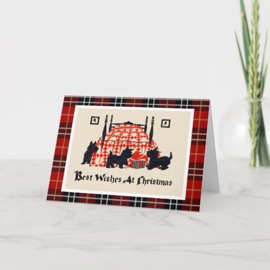 ヴィンテージクリスマステリアドッグ シーズンカード (正面)