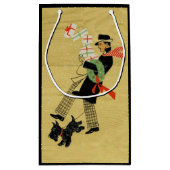 ヴィンテージクリスマステリアドッグ スモールペーパーバッグ (裏面)