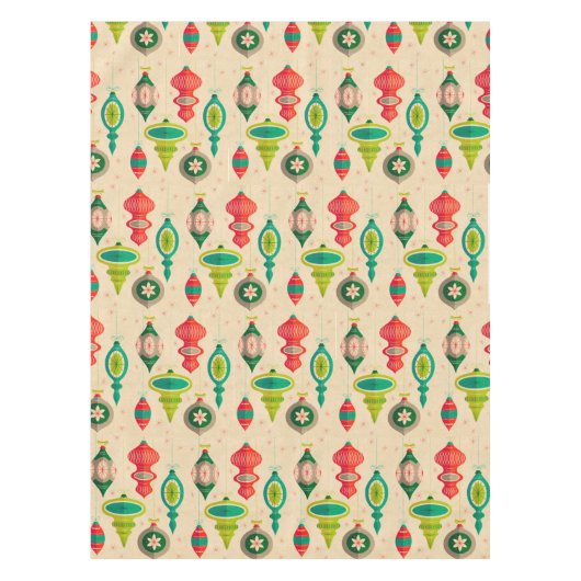 ヴィンテージクリスマステーブルクロス テーブルクロス (正面)