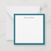 ヴィンテージクリスマスディアアド文字ホリデーカード ノートカード (裏面)