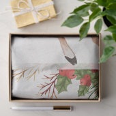 ヴィンテージクリスマスディアーとリース 薄葉紙 (ギフト)