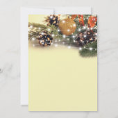 ヴィンテージクリスマスディナーパーティー 招待状 (裏面)