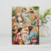 ヴィンテージクリスマスディナー シーズンカード (スタンド正面)