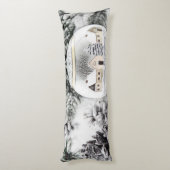 ヴィンテージクリスマスデコレーションオーナメント水彩 ボディピロー (裏面 (縦))