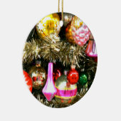 ヴィンテージクリスマスデコレーションオーナメント セラミックオーナメント (右)