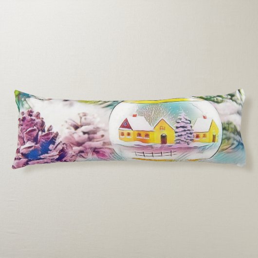 ヴィンテージクリスマスデコレーションオーナメント ボディピロー (正面)