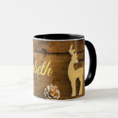 ヴィンテージクリスマスデコレーションオーナメント マグカップ (正面右)