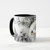 ヴィンテージクリスマスデコレーションオーナメント マグカップ (正面左)