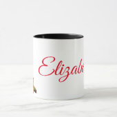 ヴィンテージクリスマスデコレーションオーナメント マグカップ (中央)