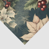 ヴィンテージクリスマスデコレーションポインセチア 薄葉紙 (詳細)