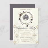 ヴィンテージクリスマスデコレーション スノーフレーク カンパニー 招待状 (正面/裏面)