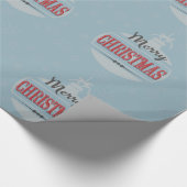 ヴィンテージクリスマスデザイン ラッピングペーパー (角)