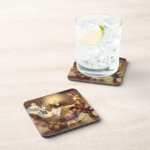 ヴィンテージクリスマストイズ、踊り人形、テディベア コースター (右側)