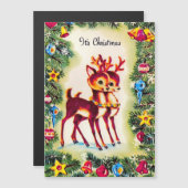 ヴィンテージクリスマストインデナーホリデーカード (正面/裏面)