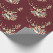 ヴィンテージクリスマストインデナーラッピング紙 ラッピングペーパー (角)