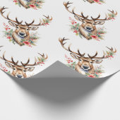 ヴィンテージクリスマストインデナーラッピング紙 ラッピングペーパー (角)