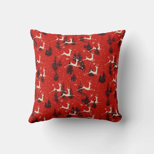 ヴィンテージクリスマストインデナー クッション (裏面)