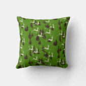 ヴィンテージクリスマストインデナー クッション (裏面)