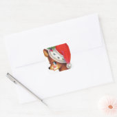 ヴィンテージクリスマストインデナー スクエアシール (封筒)