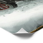 ヴィンテージクリスマストラックホームフォーザホリデー ポスター (コーナー)