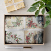 ヴィンテージクリスマストラック広場 薄葉紙 (ギフト)