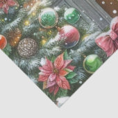 ヴィンテージクリスマスドアホリデイリース 薄葉紙 (詳細)