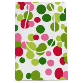 ヴィンテージクリスマスドット抱き枕 ミディアムペーパーバッグ (正面)