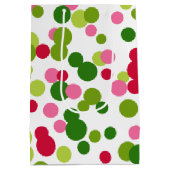 ヴィンテージクリスマスドット抱き枕 ミディアムペーパーバッグ (裏面)