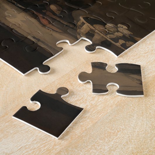 ヴィンテージクリスマスナイトパズル ジグソーパズル (側面)