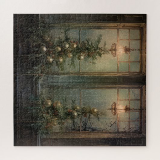 ヴィンテージクリスマスナイトパズル ジグソーパズル (横)