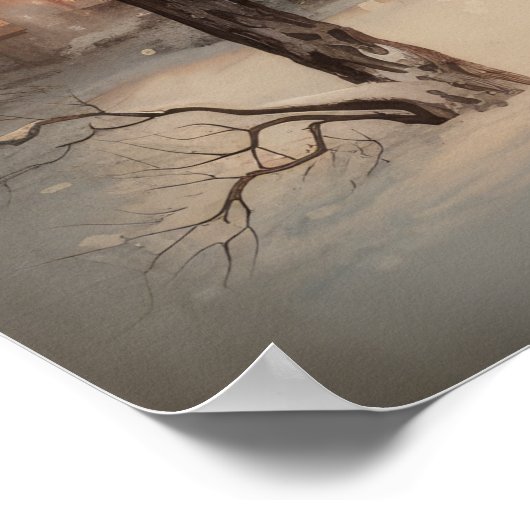 ヴィンテージクリスマスナイトポスター ポスター (角)