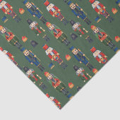 ヴィンテージクリスマスナツクラッカーグリーン 薄葉紙 (詳細)