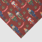 ヴィンテージクリスマスナツクラッカーズメリークリスマスレッド 薄葉紙 (詳細)