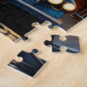 ヴィンテージクリスマスニューユアシティ ジグソーパズル (側面)