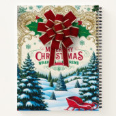 ヴィンテージクリスマスノートブック ノートブック (裏面)