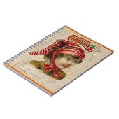 ヴィンテージクリスマスノートブック ノートブック (左側)