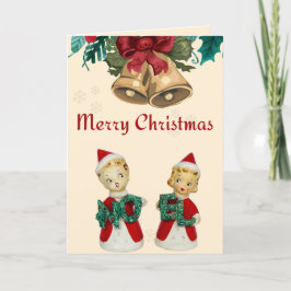 ヴィンテージクリスマスノールエンジェルグリーティング シーズンカード