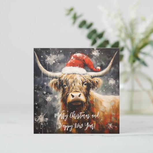 ヴィンテージクリスマスハイランドカウズ シーズンカード (スタンド正面)