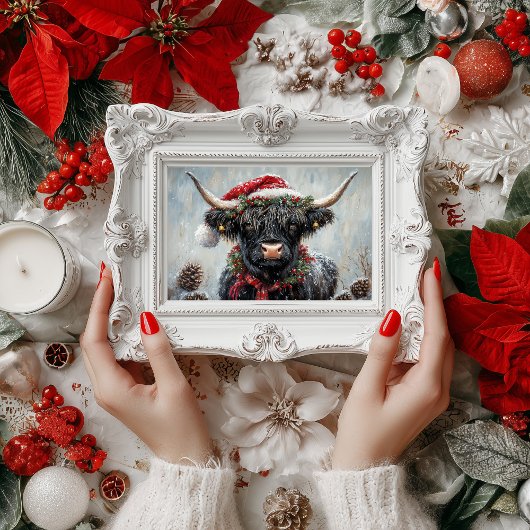 ヴィンテージクリスマスハイランドカウデコパージュ 薄葉紙