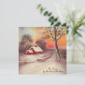 ヴィンテージクリスマスハウスバイサイドロード シーズンカード (スタンド正面)