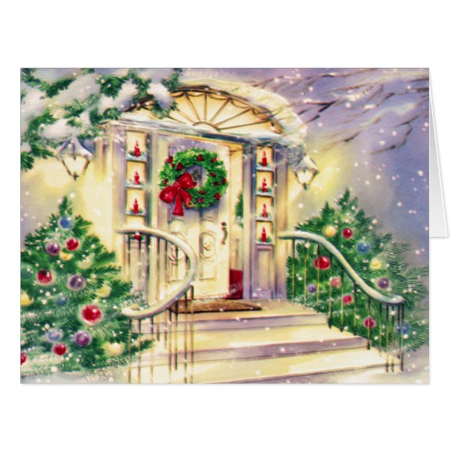 ヴィンテージクリスマスハウス (正面横)