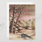 ヴィンテージクリスマスハウス シーズンカード (正面/裏面)