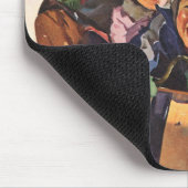 ヴィンテージクリスマスハッピーファミリートボガンスレディング マウスパッド (コーナー)