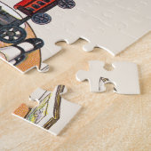 ヴィンテージクリスマスハッピーボーイ遊ズのおもちゃつき ジグソーパズル (側面)